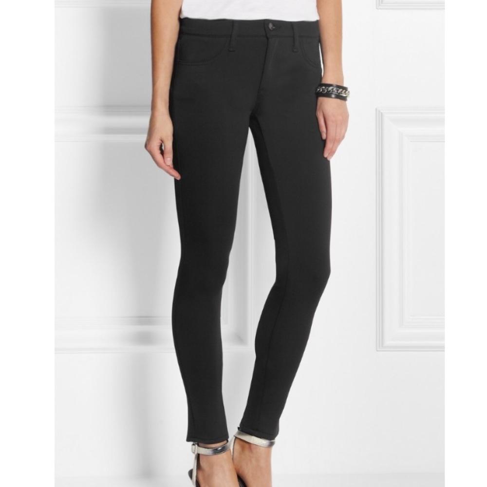 J Brand Scuba Neoprene Mid Rise Pants, 24, EUC